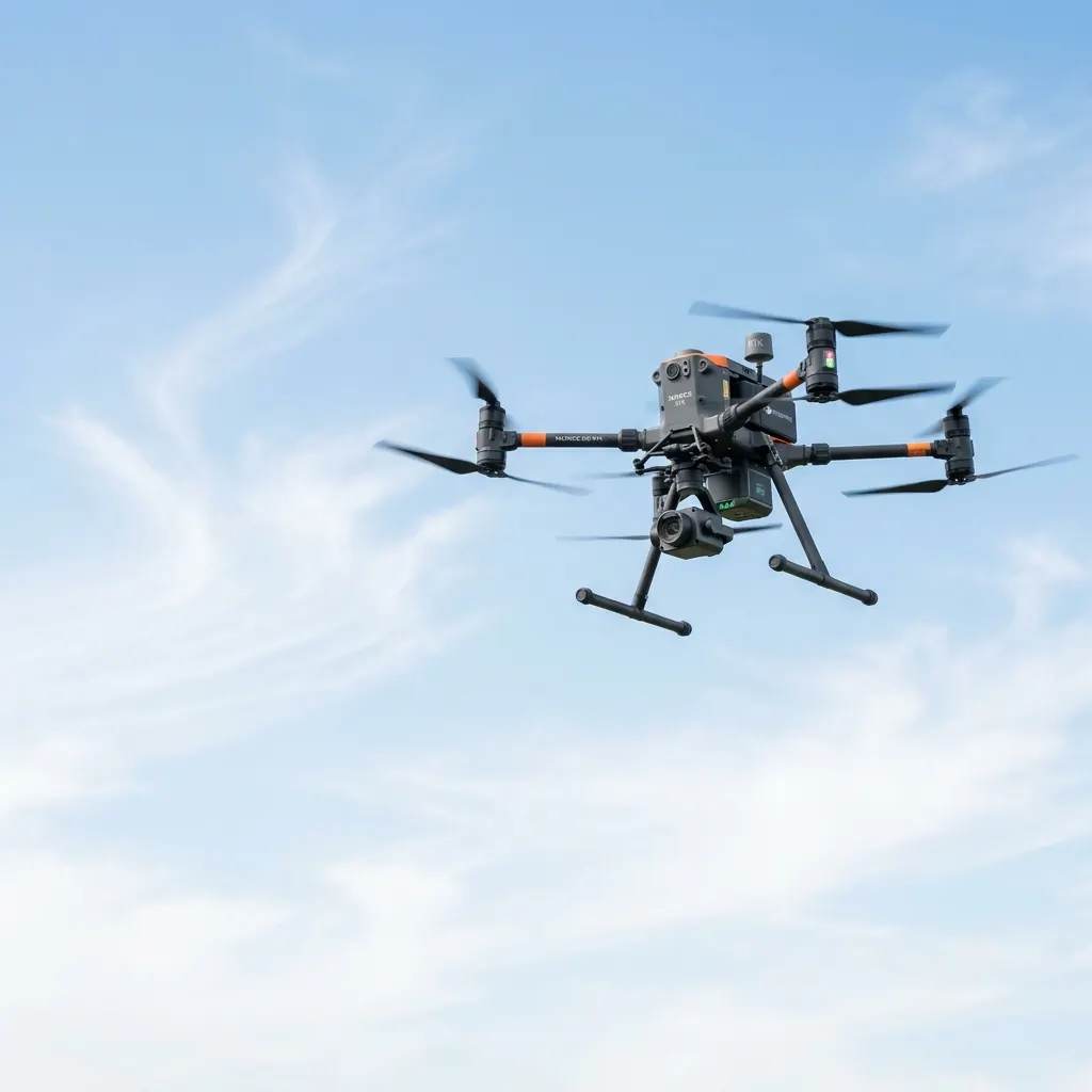 Dron DJI Matrice 350 RTK za letu